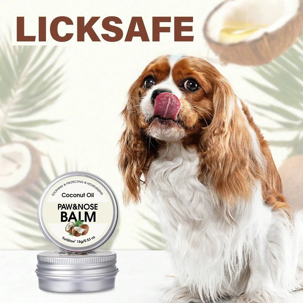 Lick-safe and non-toxic paw balm for pets.